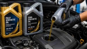 Synthetic vs semi synthetic oil Qatar